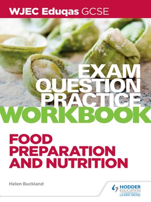 cover image of WJEC Eduqas GCSE Food Preparation and Nutrition Exam Question Practice Workbook